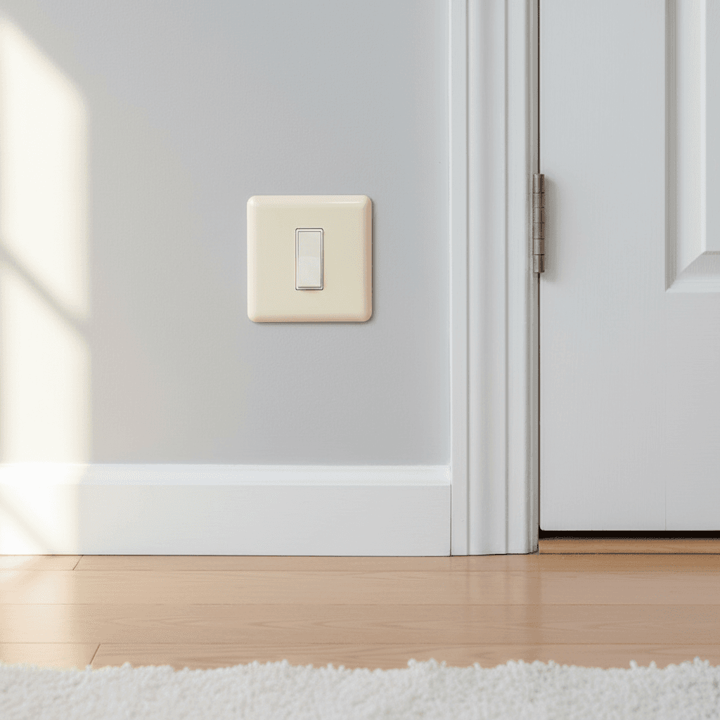 Clean light switch covers and door frames after deep cleaning