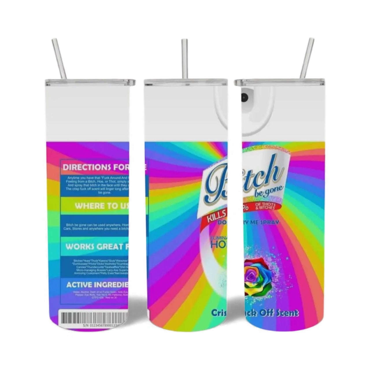 Colorful Sass Tumbler! Keep the Drama Away in Style!